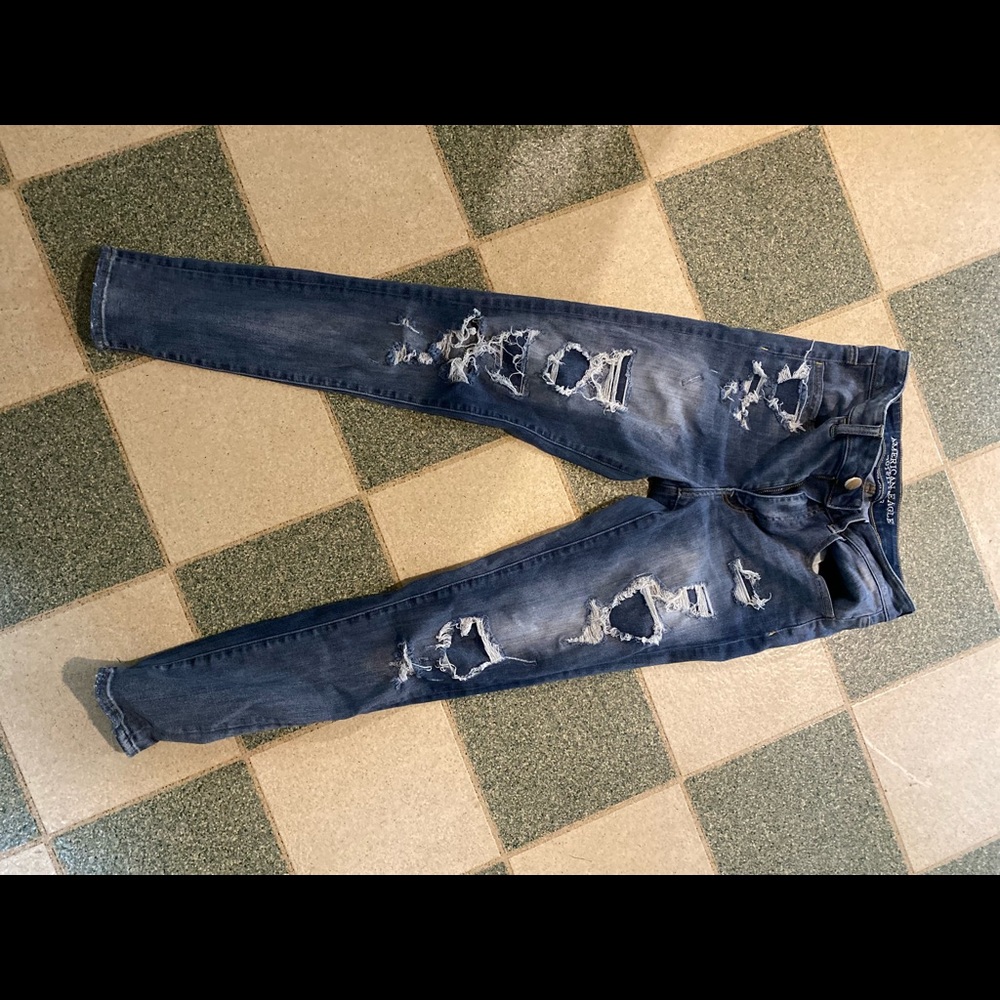 American Eagle super stretch hi rise jeggings 8